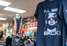 T-shirt with Donald Trump