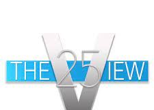 The View 25th anniversary logo