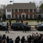Armed FBI Raid BACKFIRES—Father Wins $1 Million… FBI agents and SWAT team outside a house during an operation