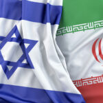 Israel, Iran Flags