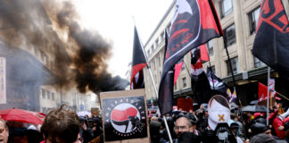 antifa, protest