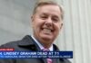 Sen. Lindsey Graham dies after a 'brief and sudden illness'