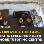 Pakistan roof collapse kills at least 14 children at Lahore tutoring centre
