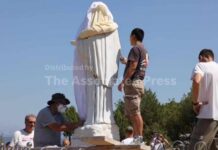 Bosnia investigates Virgin Mary statue desecration in the village of Medjugorje