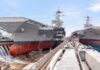 US Navy Relaunches Gigantic Supercarrier After Dry Dock Repairs