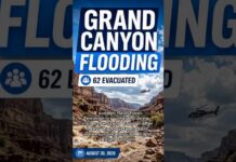 Flash Flooding Hits Grand Canyon — 62 Evacuated
