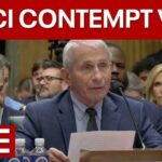 LIVE | Fauci contempt hearing: Senate panel votes to hold Dr. Anthony Fauci in contempt