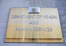 Department of Health and Human Services building plaque