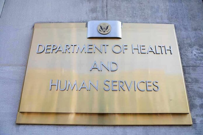 Department of Health and Human Services building plaque