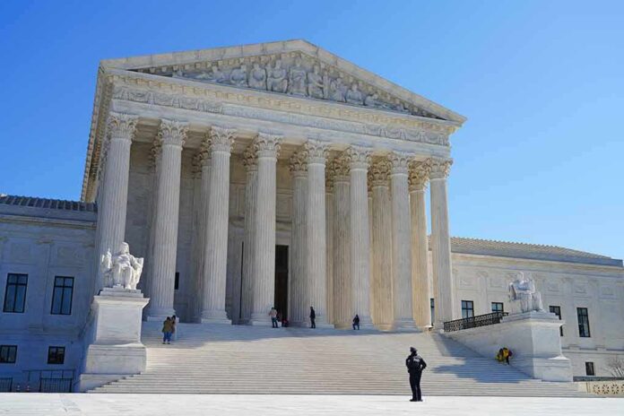 Supreme Court building with grand columns and steps