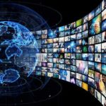 Compute Becomes Wall Street’s New Oil Digital globe with curved wall of multimedia screens