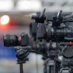 Engine Blows Mid‑Flight—DHS Chief Onboard Professional video cameras on tripods