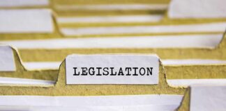 File folder tab labeled legislation