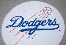 Ballpark Backlash Explodes Over One Foul Catch Dodgers logo with baseball and motion lines